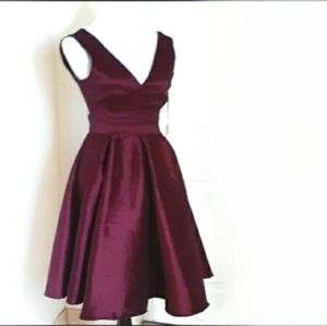 Red Wine Cocktail Dress